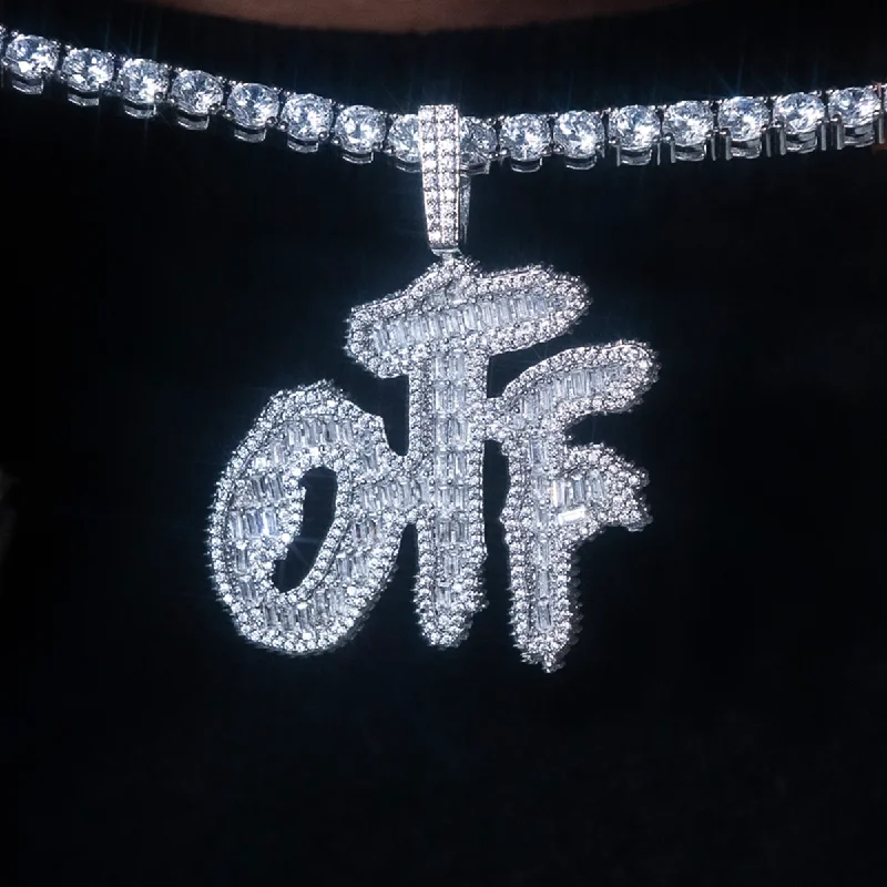 Exclusive Men's Necklaces & Pendants for the Modern Gentleman-Lil Durk Original OTF Logo Pendant Exclusive Men's Necklaces & Pendants for the Modern Gentleman-Lil Durk Original OTF Logo Pendant