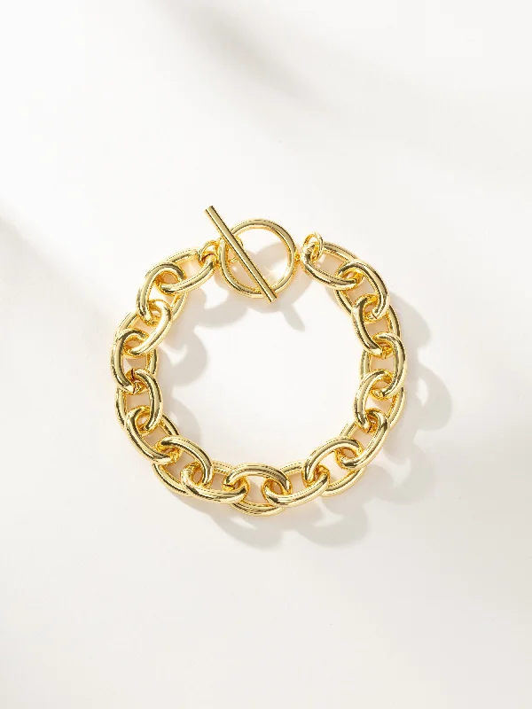 Gemstone-Encrusted Bangles for Women-Dramatic Chain Bracelet