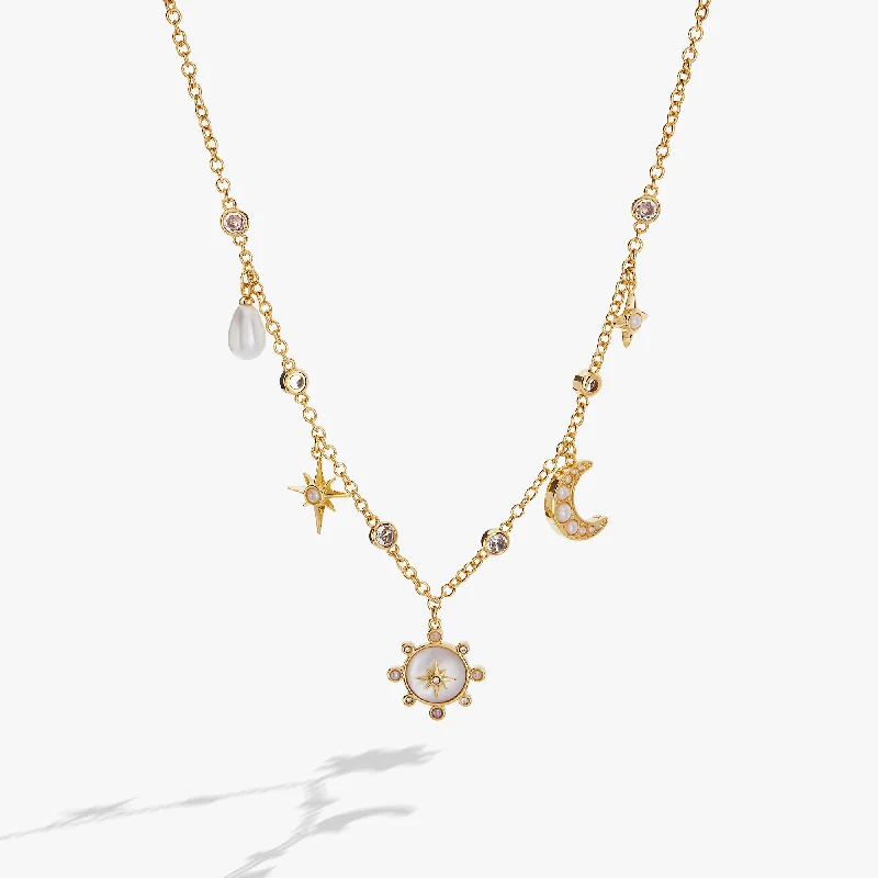 Shop Classic Women's Necklaces & Pendants with a Modern Twist-Stargazer Charm Necklace Shop Classic Women's Necklaces & Pendants with a Modern Twist-Stargazer Charm Necklace