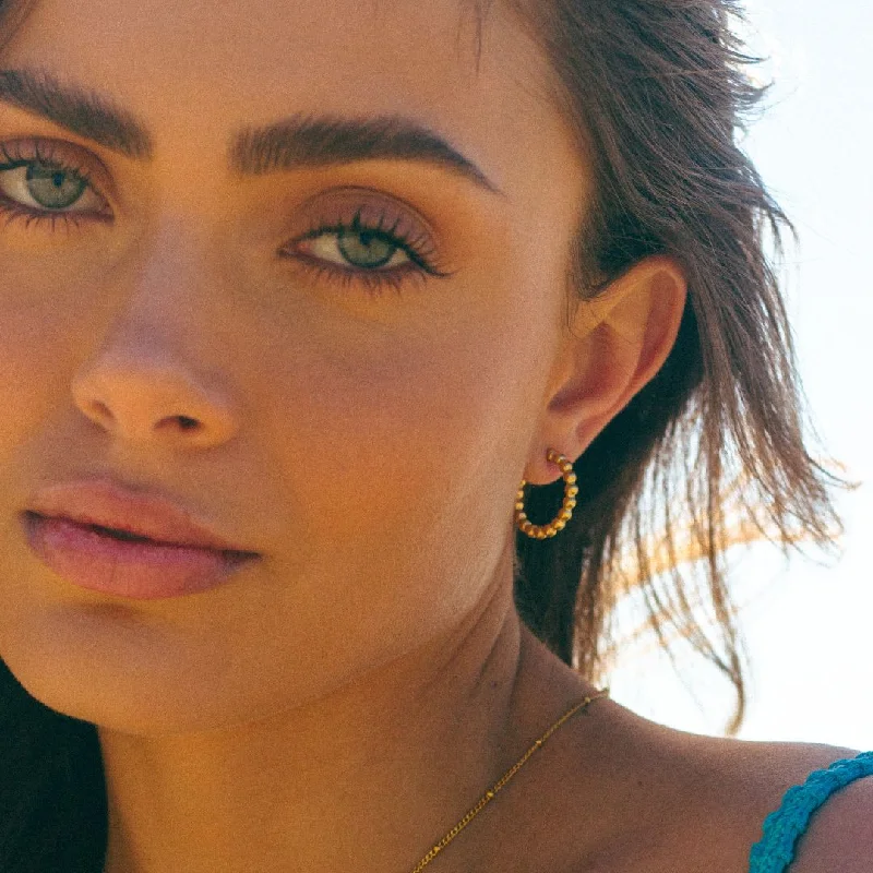 Women's Earrings – Elegant Designs for Every Personality--"Yucatan" Hoop Earrings
