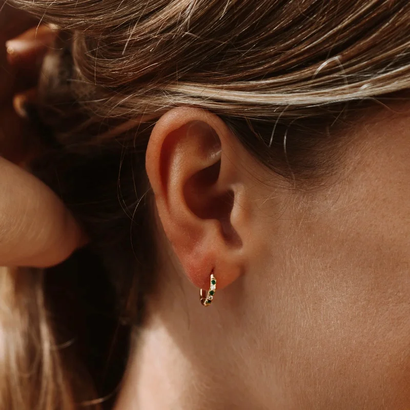 Women's Earrings – Elegant Designs for Every Personality--Oasis Green Hoops Earrings Women's Earrings – Elegant Designs for Every Personality--Oasis Green Hoops Earrings