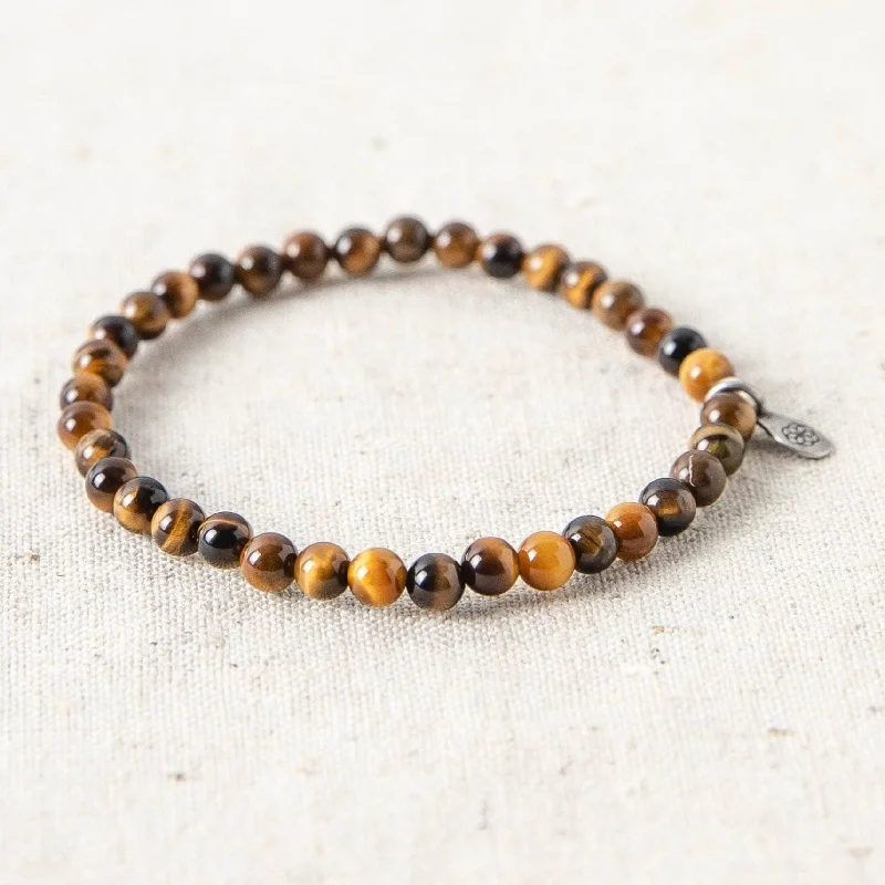 Statement Bangles for Women-Tiger Eye Energy Bracelet