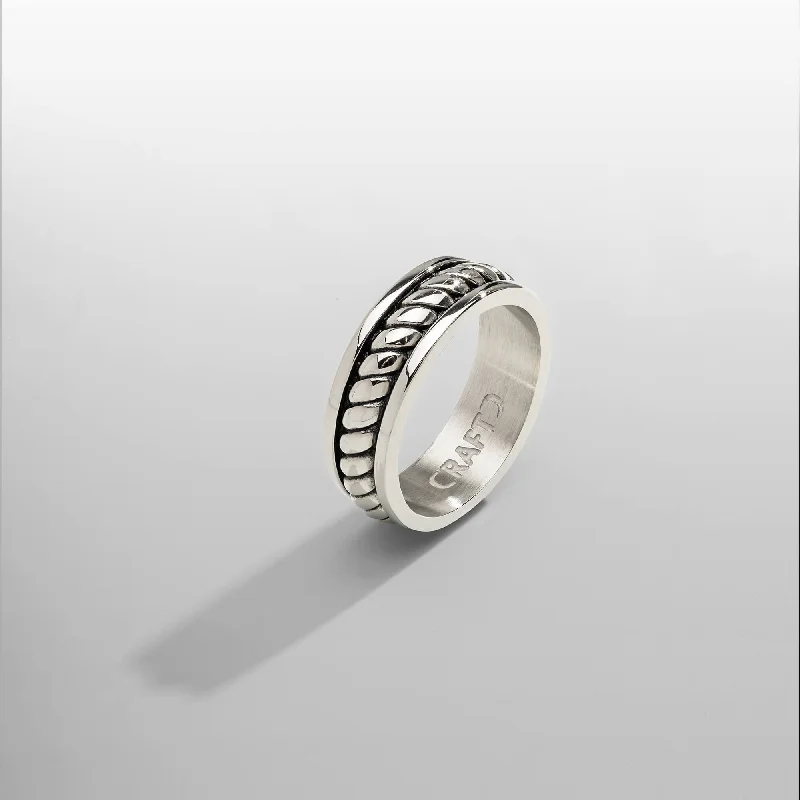 Top Men's Rings – Crafted for Every Style  Rope Ring (Silver)