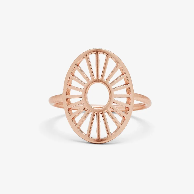 Chic Women's Rings for Fashion-Forward Looks-Sunburst Ring
