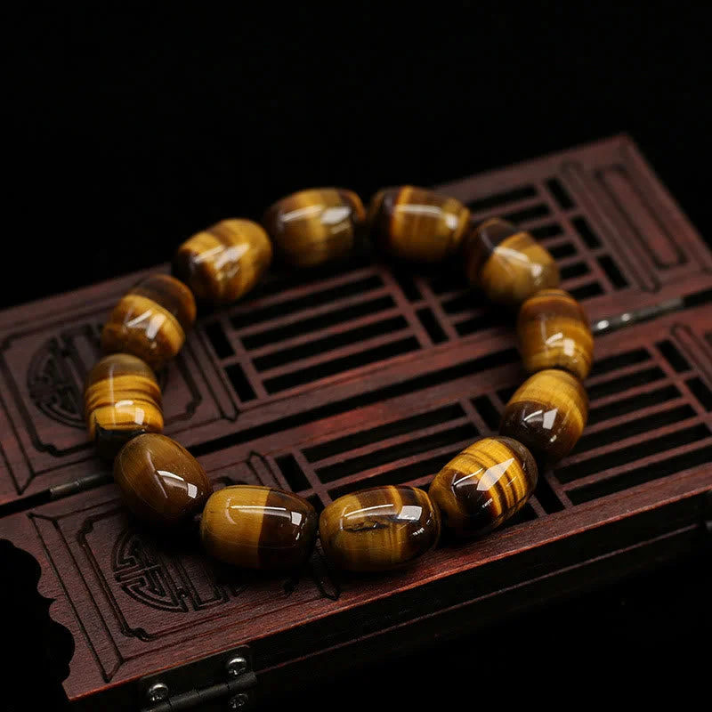 Modern Metal Bracelets for Men-Buddha Stones Natural Tiger Eye Stone Integrity Willpower Bracelet Modern Metal Bracelets for Men-Buddha Stones Natural Tiger Eye Stone Integrity Willpower Bracelet