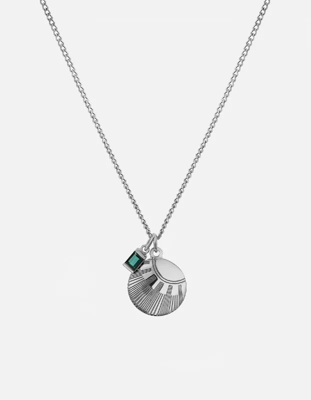 Exclusive Men's Necklaces & Pendants for the Modern Gentleman-Meridian Quartz Necklace, Sterling Silver Exclusive Men's Necklaces & Pendants for the Modern Gentleman-Meridian Quartz Necklace, Sterling Silver