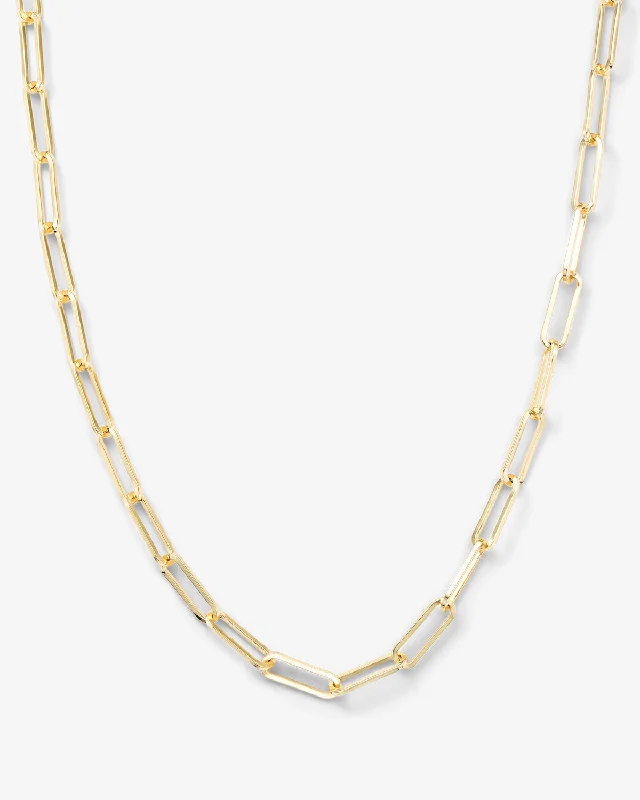 Shop Classic Women's  Necklaces & Pendants with a Modern Twist-Samantha Chain Necklace - Gold