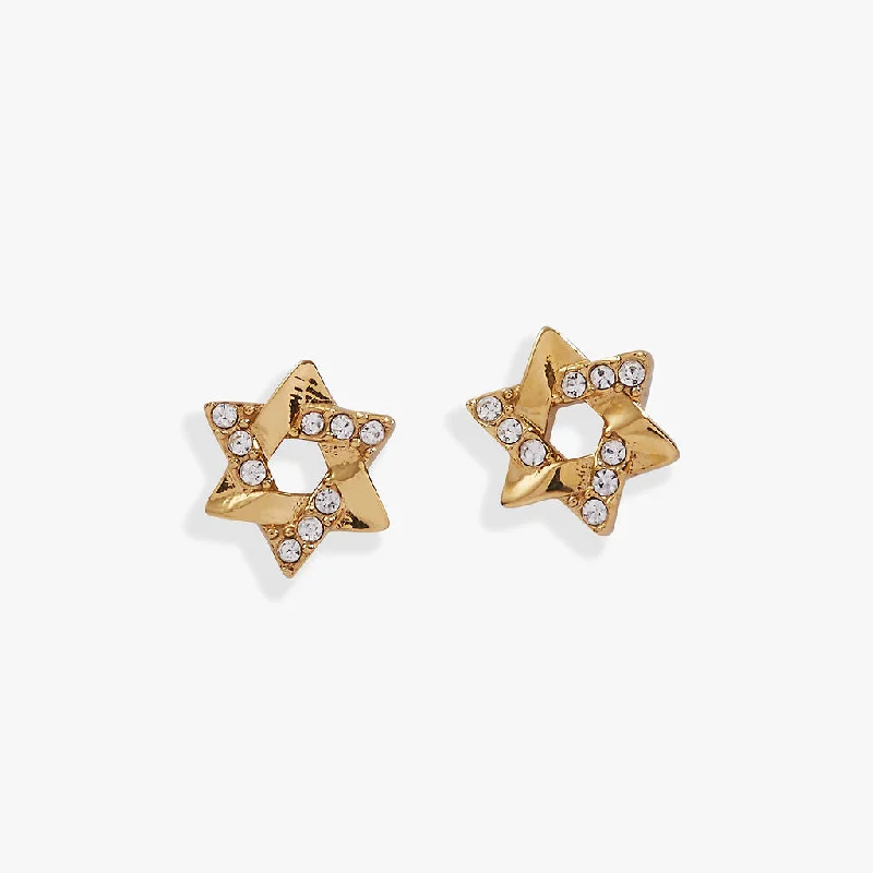 Women's Earrings – Elegant Designs for Every Personality--Star of David Mini Stud Earrings