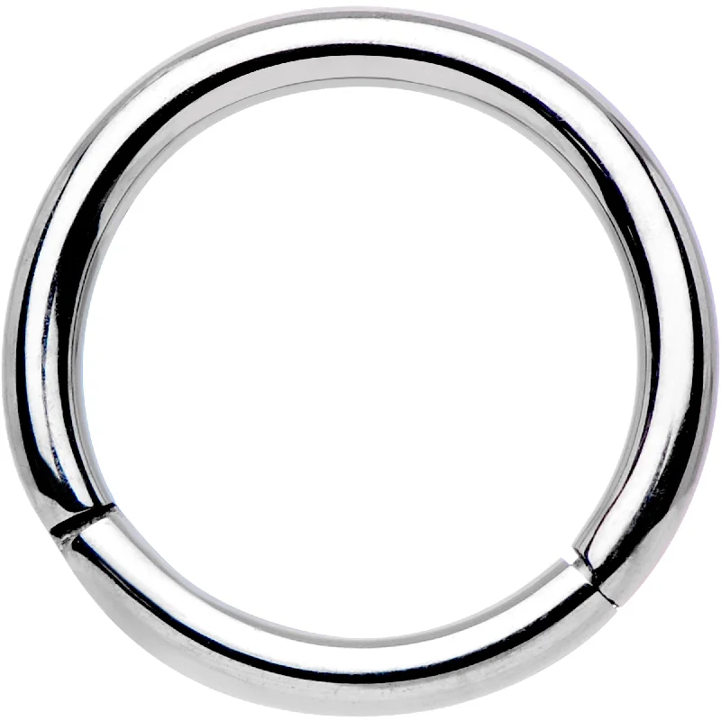 Comfortable Lip Rings for Unique Fashion16 Gauge 5/16 Solid G23 Implant Grade Titanium Hinged Segment Ring