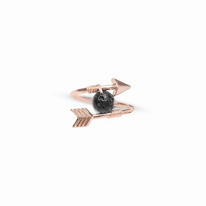 Chic Women's Rings for Fashion-Forward Looks-Sacred Arrow Diffuser Ring