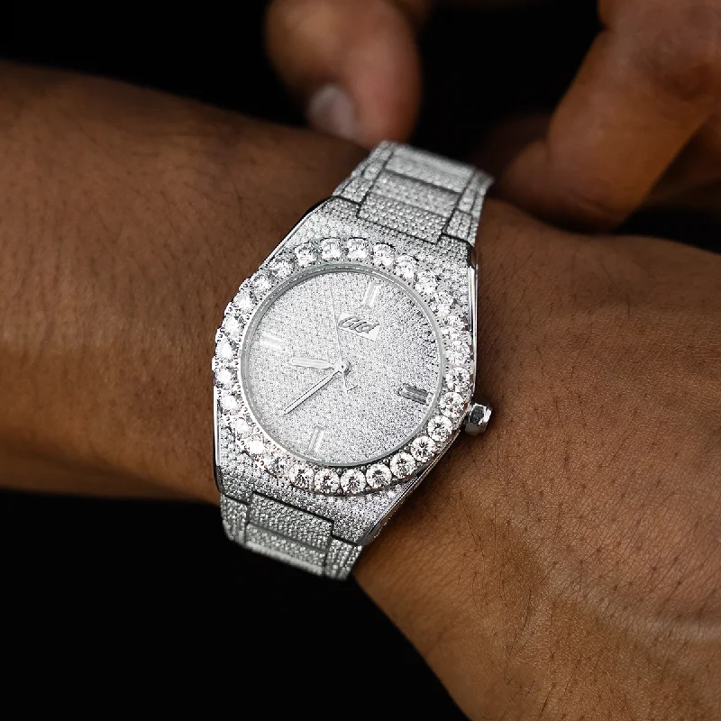 Sports Watches for Men-36MM Fully Iced Alpha Era® 316
