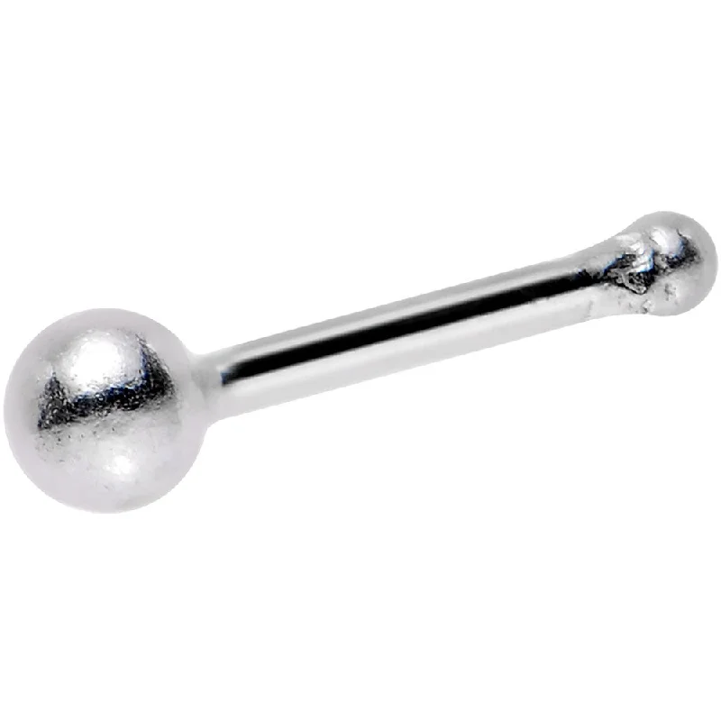 Custom Nose Rings -Sterling Silver 2mm Ball  Nose Bone