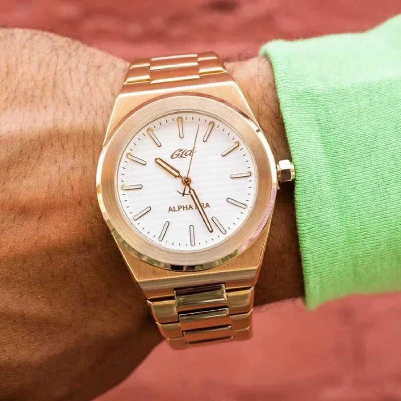 Classic Watches for Men-42MM Alpha Era® Gold