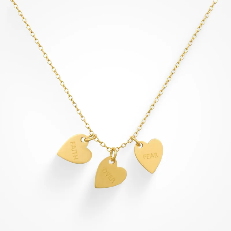 Shop Classic Women's Necklaces & Pendants with a Modern Twist-Faith Over Fear Necklace Shop Classic Women's Necklaces & Pendants with a Modern Twist-Faith Over Fear Necklace