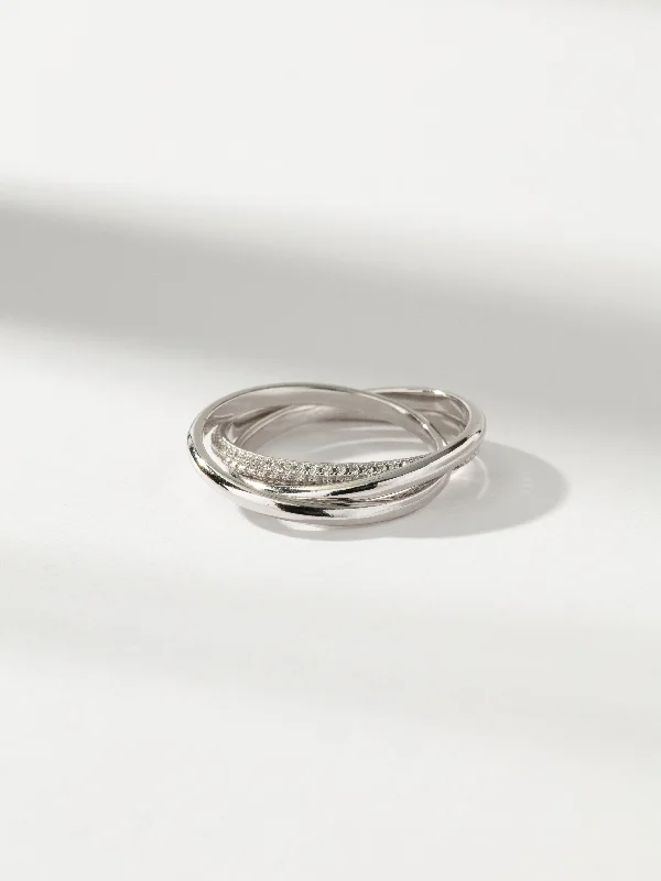 Chic Women's Rings for Fashion-Forward Looks-Layered Movement Ring
