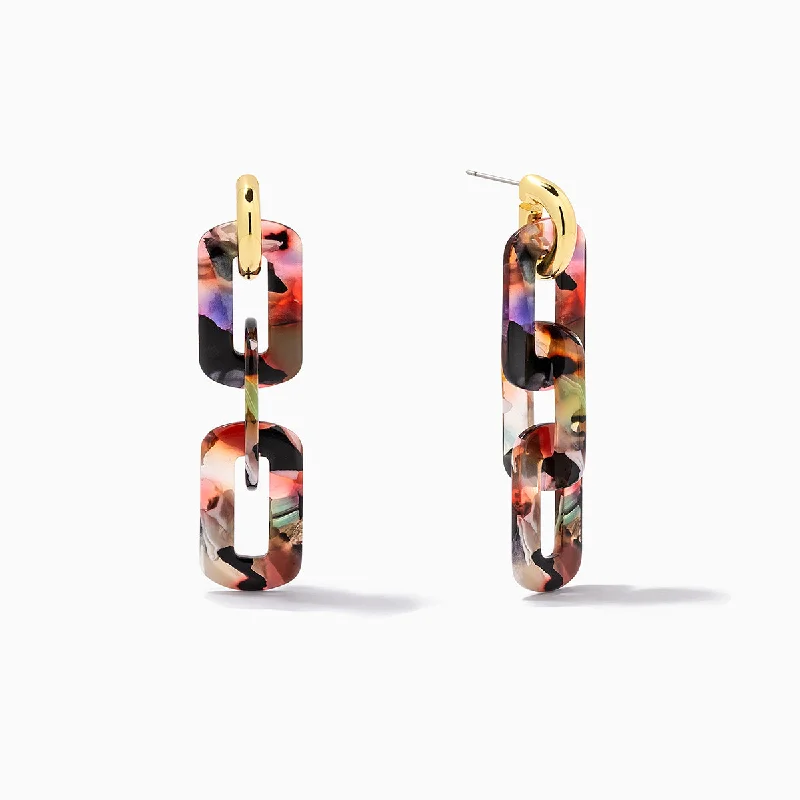 Women's Earrings – Elegant Designs for Every Personality--Resin Link Earrings
