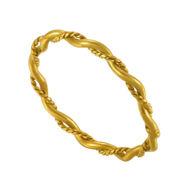 Chic Women's Rings for Fashion-Forward Looks-Twist Up Ring