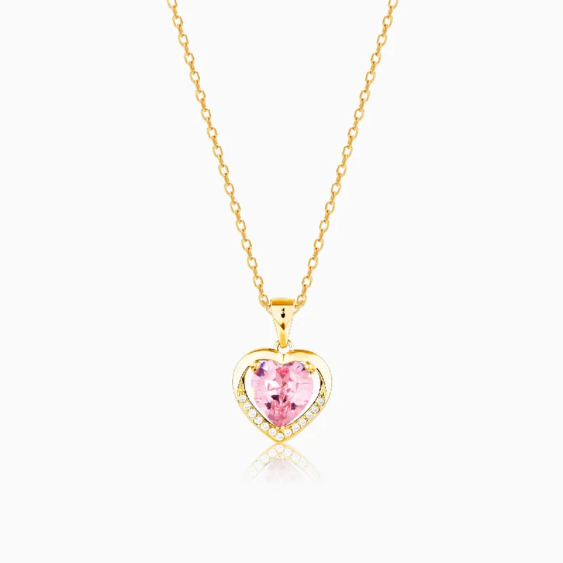 Shop Classic Women's Necklaces & Pendants with a Modern Twist-Golden Dreamy Heart Pendant Shop Classic Women's Necklaces & Pendants with a Modern Twist-Golden Dreamy Heart Pendant