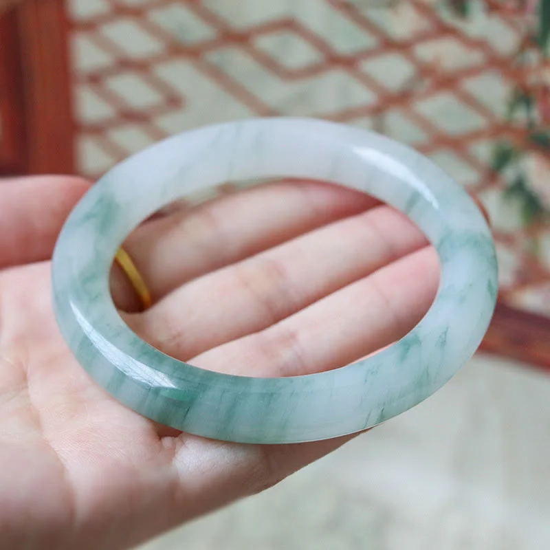 Cuff Bangles with Colored Stones for Women-Buddha Stones Natural Jade Luck Prosperity Bangle Bracelet Cuff Bangles with Colored Stones for Women-Buddha Stones Natural Jade Luck Prosperity Bangle Bracelet