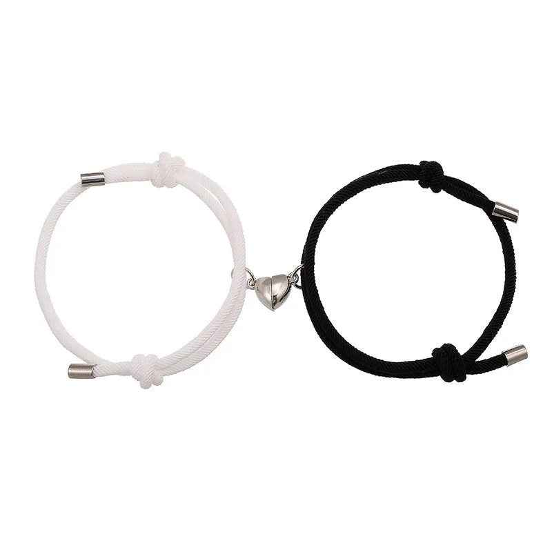 Personalized Bead Bracelets for Men-2Pcs Love Magnetic Couple String Strength Bracelet Personalized Bead Bracelets for Men-2Pcs Love Magnetic Couple String Strength Bracelet