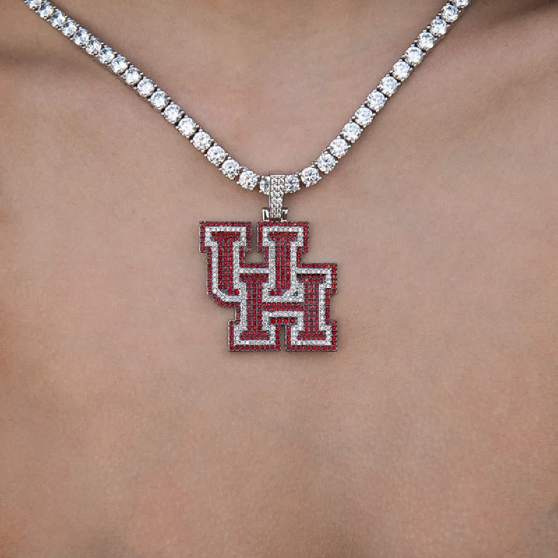 Shop Classic Women's Necklaces & Pendants with a Modern Twist-Houston Cougars Official NCAA Logo Pendant Shop Classic Women's Necklaces & Pendants with a Modern Twist-Houston Cougars Official NCAA Logo Pendant