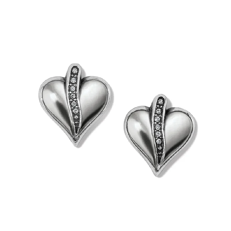 Women's Earrings – Elegant Designs for Every Personality--Precious Heart Post Earrings