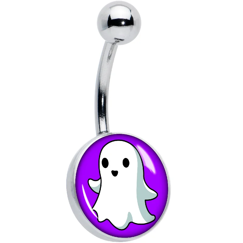 Comfortable Belly Rings for Trendy Women -Ghost Belly Ring
