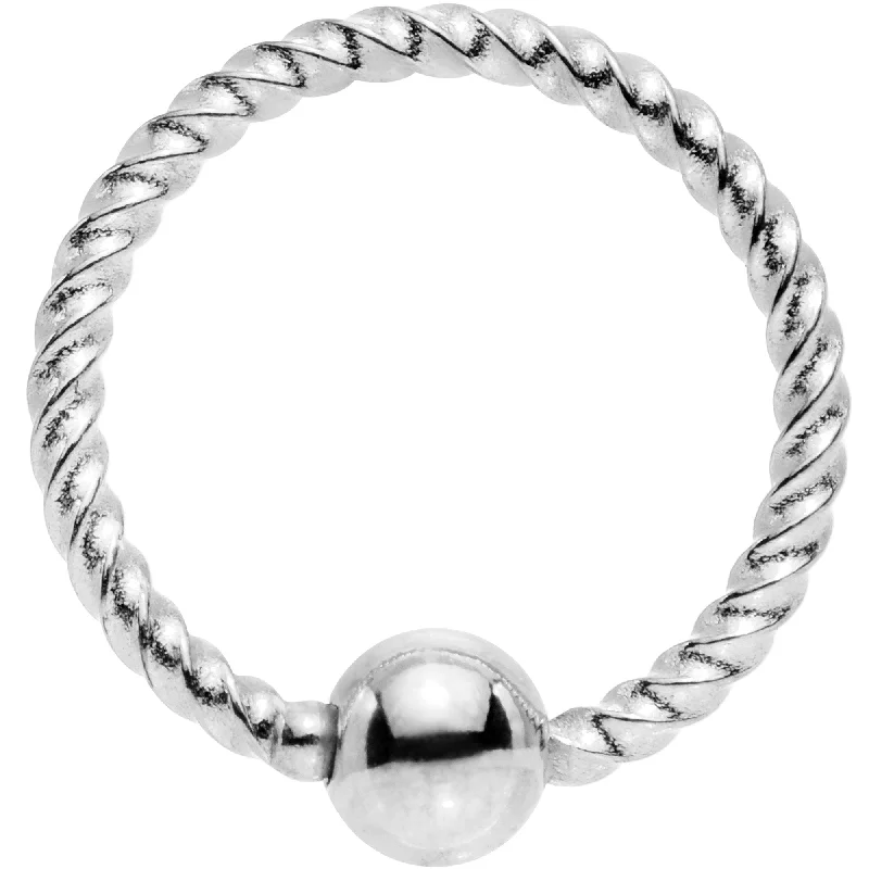 Women's Earrings – Elegant Designs for Every Personality--18 Gauge 5/16 So Twisted Captive Style Seamless Ring Women's Earrings – Elegant Designs for Every Personality--18 Gauge 5/16 So Twisted Captive Style Seamless Ring