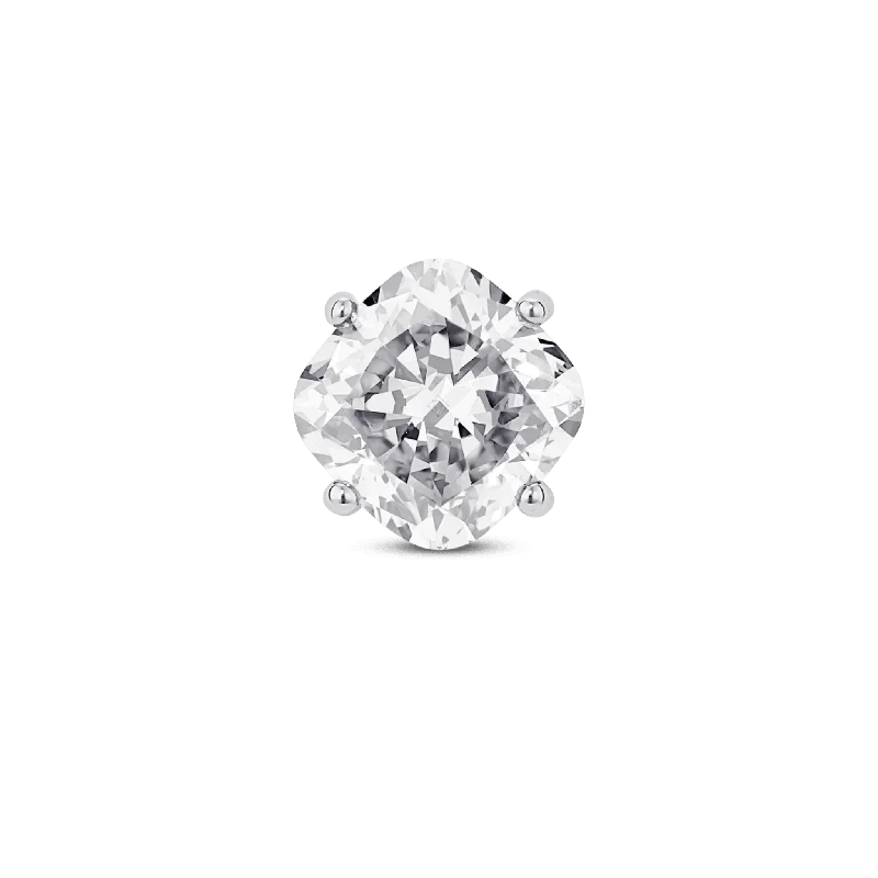 Women's Earrings – Elegant Designs for Every Personality--The Cushion Solitaire Stud