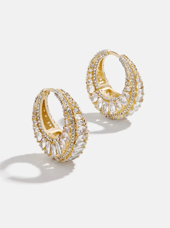 Women's Earrings – Elegant Designs for Every Personality--Lillian Earrings - Gold/Pavé Women's Earrings – Elegant Designs for Every Personality--Lillian Earrings - Gold/Pavé