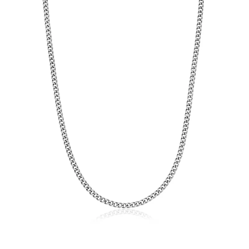 Shop Classic Women's Necklaces & Pendants with a Modern Twist-Small Curb Chain Necklace (Silver) Shop Classic Women's Necklaces & Pendants with a Modern Twist-Small Curb Chain Necklace (Silver)