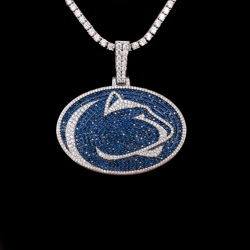 Exclusive Men's Necklaces & Pendants for the Modern Gentleman-Large Penn State Nittany Lion Official NCAA Logo Pendant Exclusive Men's Necklaces & Pendants for the Modern Gentleman-Large Penn State Nittany Lion Official NCAA Logo Pendant