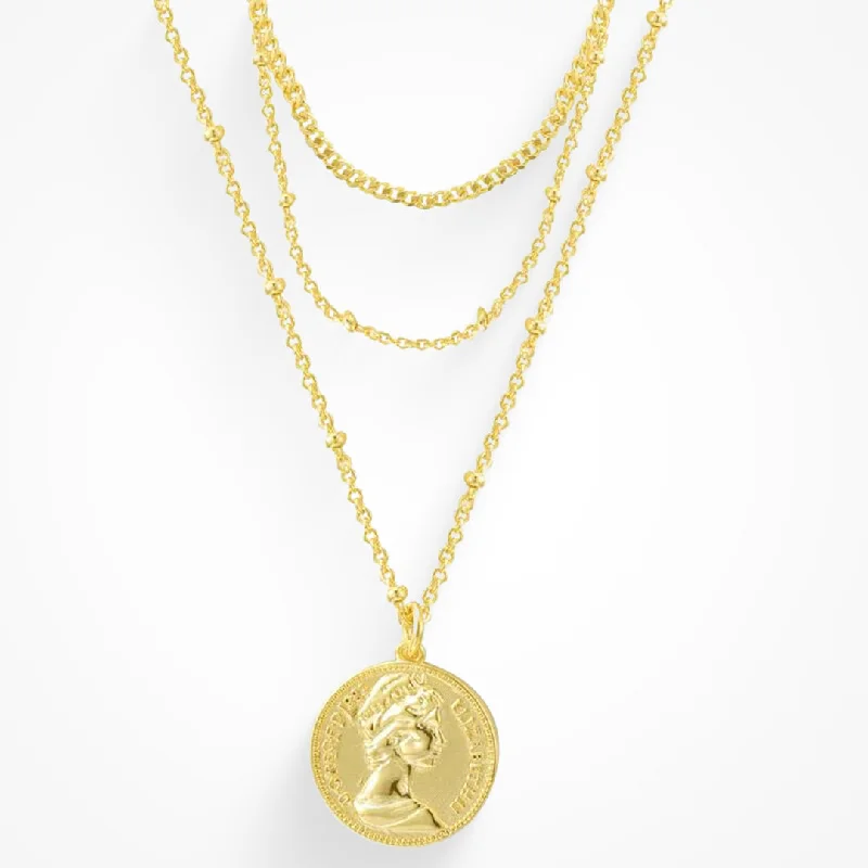 Shop Classic Women's  Necklaces & Pendants with a Modern Twist-Good Things Come in Threes Necklace
