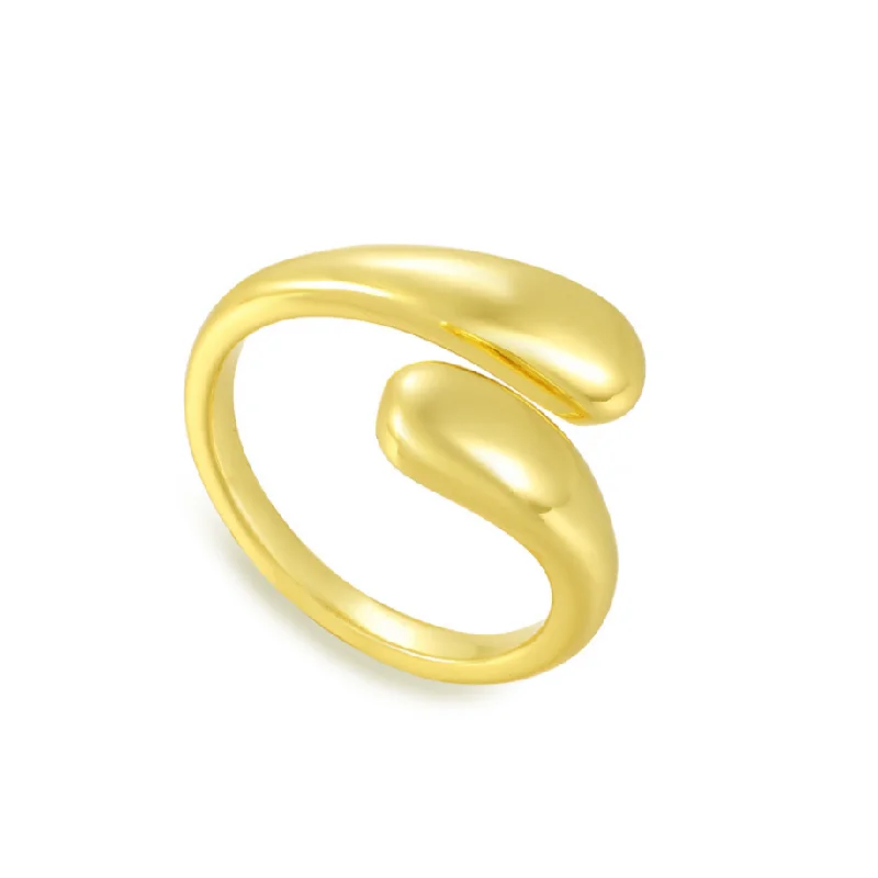 Chic Women's Rings for Fashion-Forward Looks-Double Date Ring