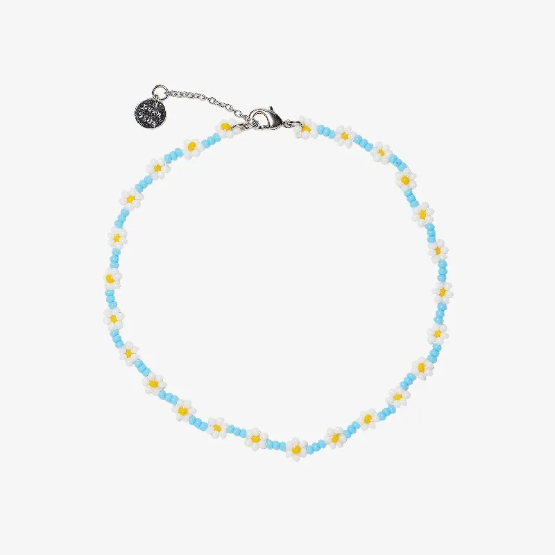 Beautiful Anklets with Stunning Features-Daisy Seed Bead Anklet