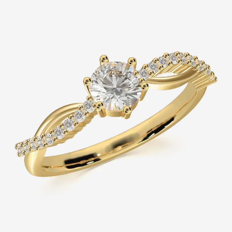 Chic Women's Rings for Fashion-Forward Looks-Ethereal Eternity Ring