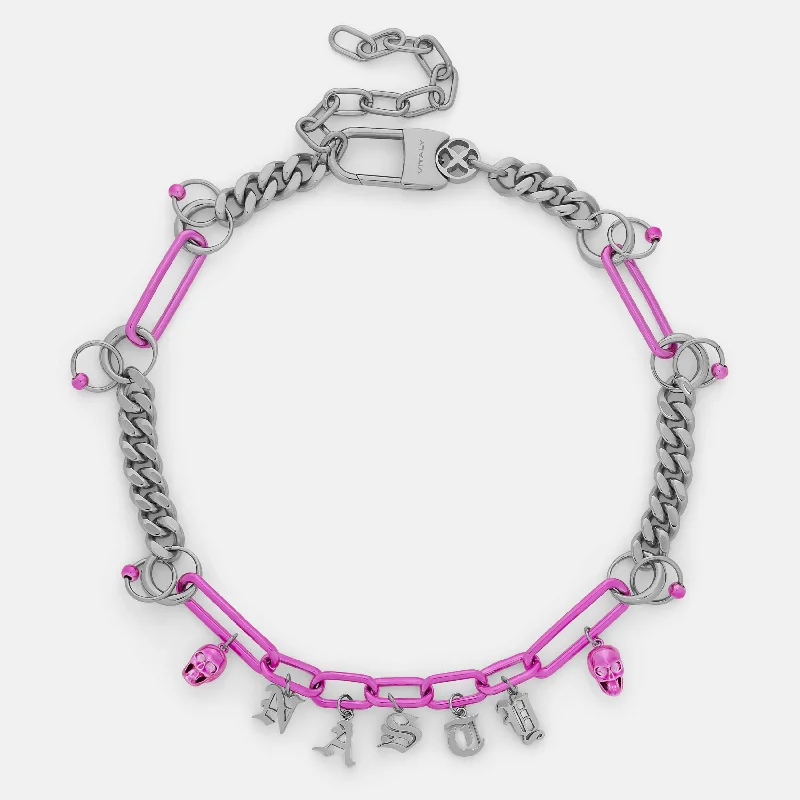 Stainless Steel / Pink
