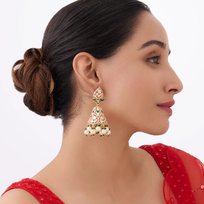 Women's Earrings – Elegant Designs for Every Personality--Kundan Earring 158519