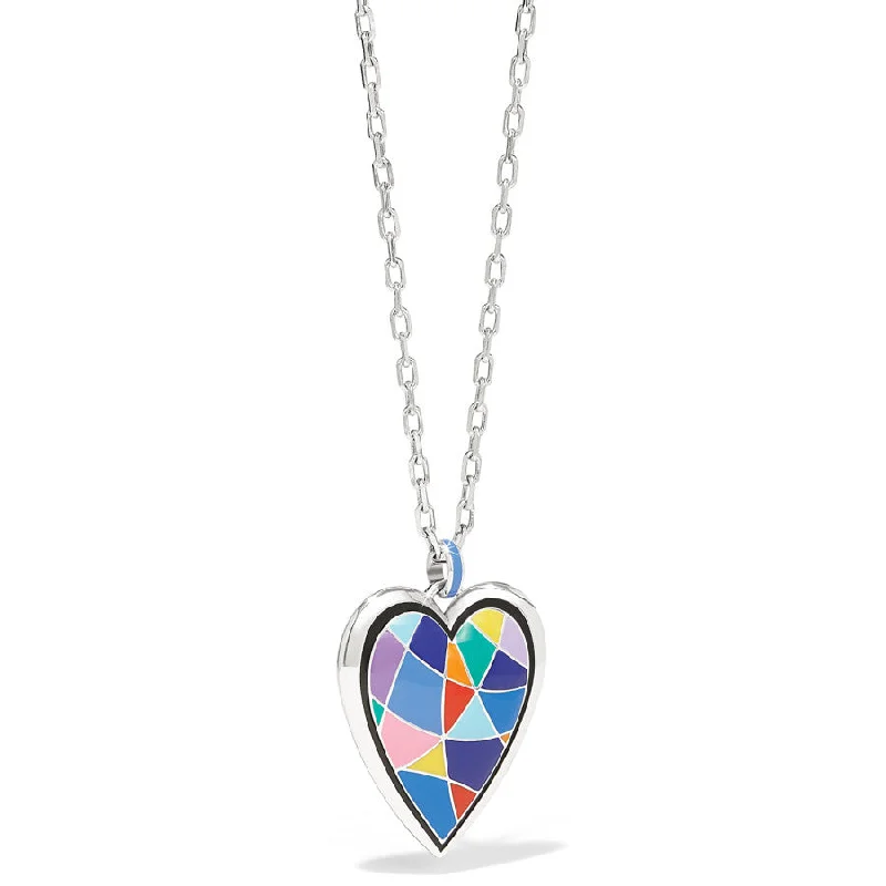 Shop Classic Women's Necklaces & Pendants with a Modern Twist-Colormix Heart Convertible Necklace Shop Classic Women's Necklaces & Pendants with a Modern Twist-Colormix Heart Convertible Necklace