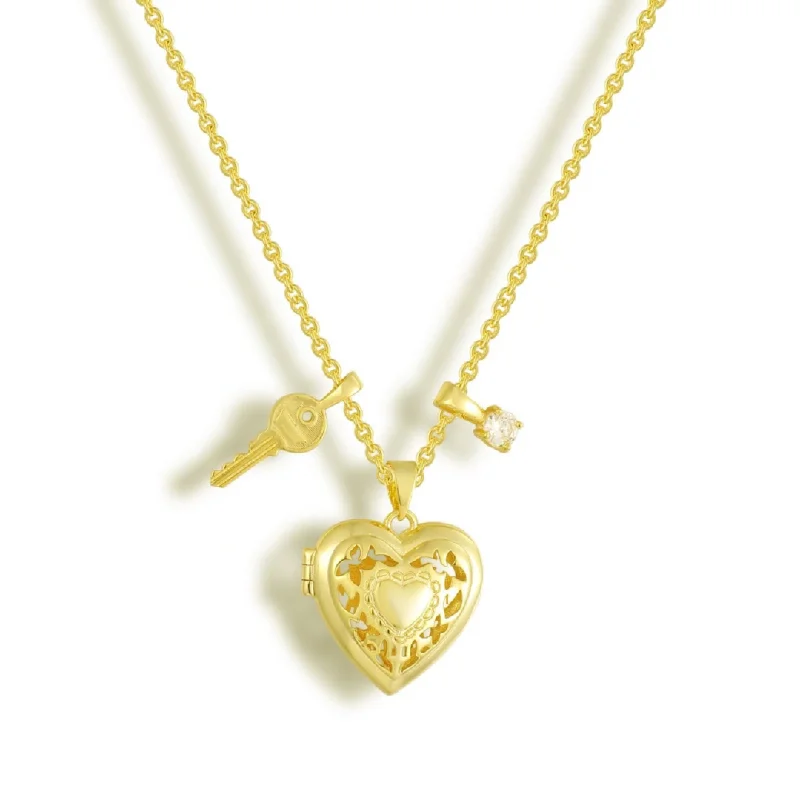 Shop Classic Women's Necklaces & Pendants with a Modern Twist-Love on Lock Necklace Shop Classic Women's Necklaces & Pendants with a Modern Twist-Love on Lock Necklace