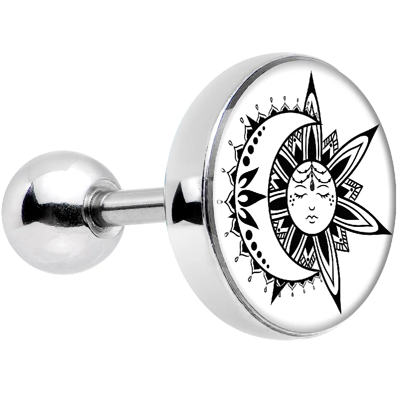 Women's Earrings – Elegant Designs for Every Personality--Sun and Moon Tragus Cartilage Earring Women's Earrings – Elegant Designs for Every Personality--Sun and Moon Tragus Cartilage Earring