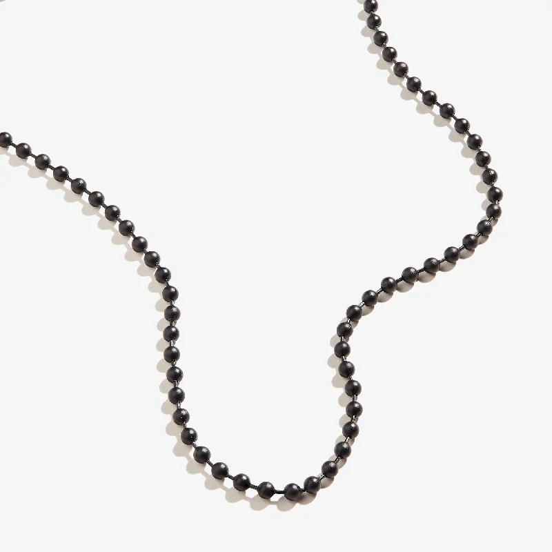 Shop Classic Women's  Necklaces & Pendants with a Modern Twist-Ball Chain Necklace, Black