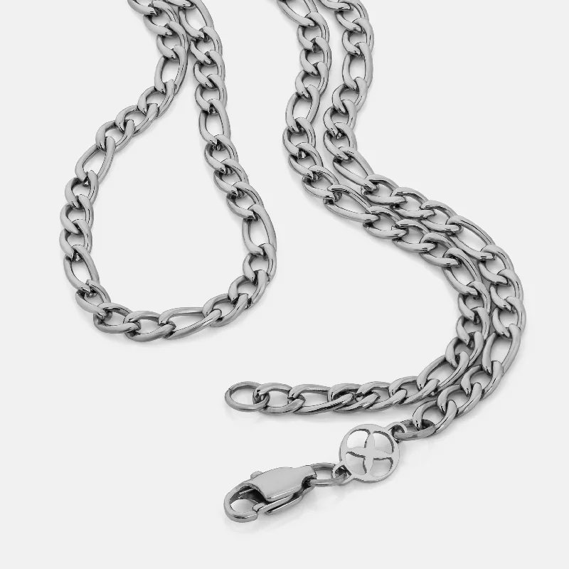 Exclusive Men's Necklaces & Pendants for the Modern Gentleman-Figaro Chain