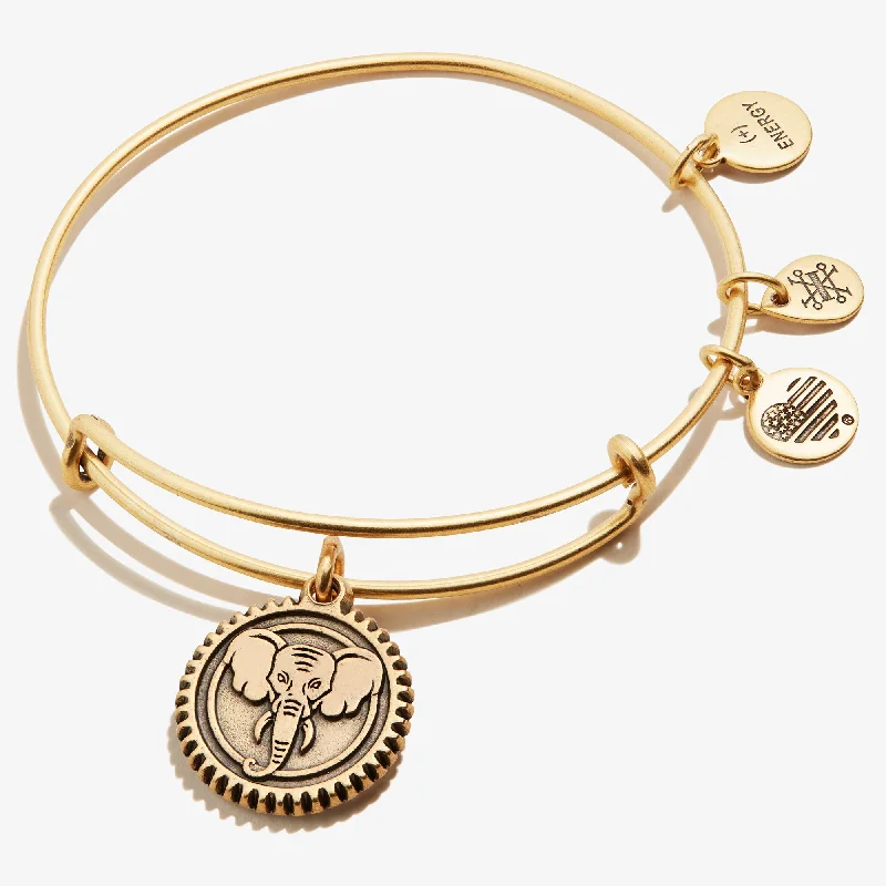 Traditional Wedding Bangles for Women-Elephant Embossed Charm Bangle