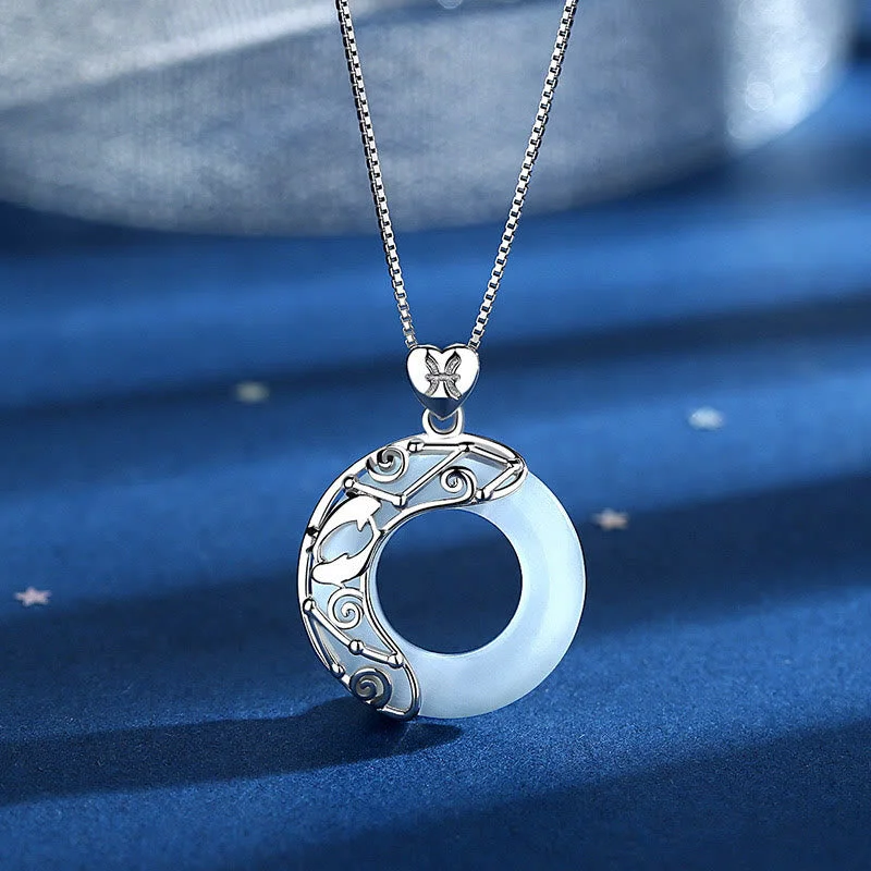 Shop Classic Women's Necklaces & Pendants with a Modern Twist-Buddha Stones 925 Sterling Silver 12 Constellations of the Zodiac Cat's Eye Love Support Necklace Pendant Shop Classic Women's Necklaces & Pendants with a Modern Twist-Buddha Stones 925 Sterling Silver 12 Constellations of the Zodiac Cat's Eye Love Support Necklace Pendant