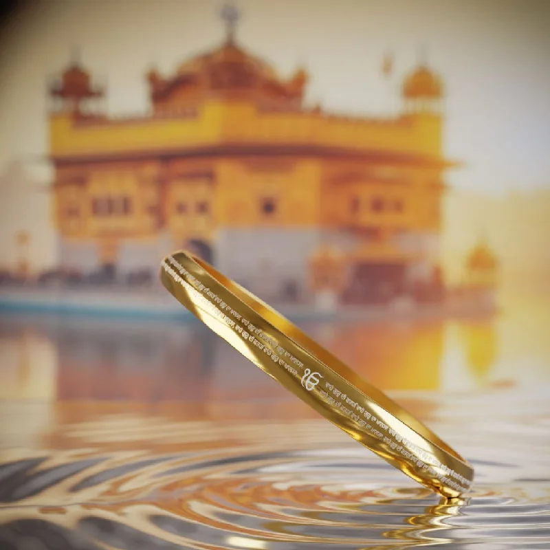 Top Men's Rings – Crafted for Every Style  Round Curved Ik Onkar Satnam Mantra Kada