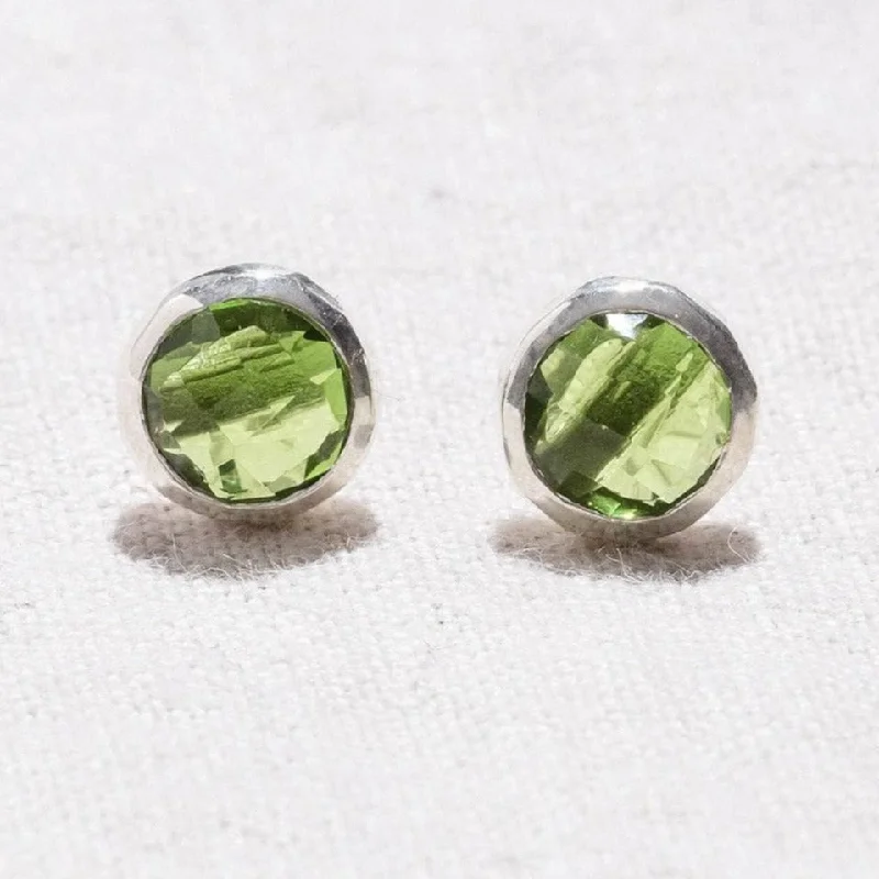 Women's Earrings – Elegant Designs for Every Personality--Genuine Peridot Silver or Gold Stud Earrings Women's Earrings – Elegant Designs for Every Personality--Genuine Peridot Silver or Gold Stud Earrings