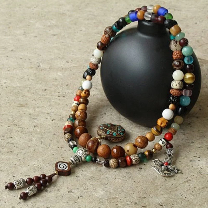 Stylish Rope Bracelets for Men-Buddha Stones Tibet 108 Mala Beads Nine Palaces Bagua Bodhi Seed Yak Bone Vajra Harmony Bracelet Stylish Rope Bracelets for Men-Buddha Stones Tibet 108 Mala Beads Nine Palaces Bagua Bodhi Seed Yak Bone Vajra Harmony Bracelet