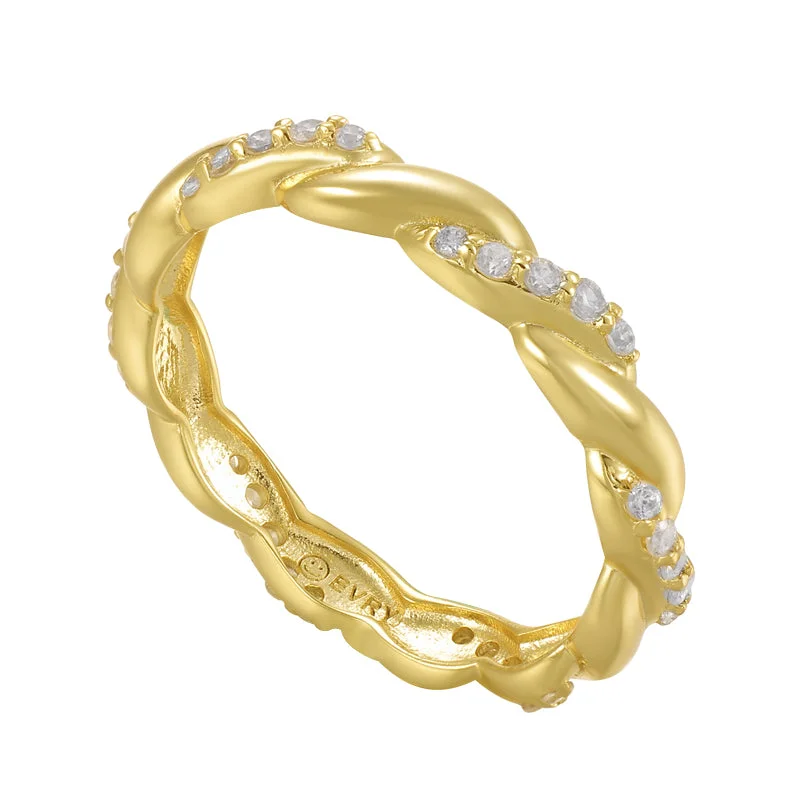 Chic Women's Rings for Fashion-Forward Looks-Twisted Love Ring