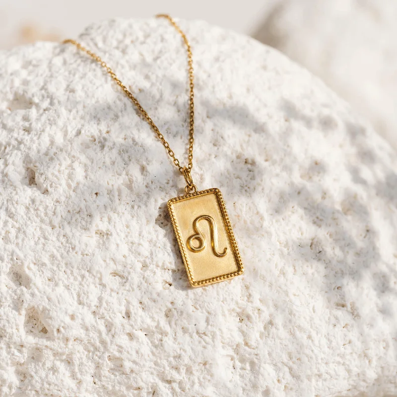 Shop Classic Women's  Necklaces & Pendants with a Modern Twist-Leo Necklace with Charm Pendant